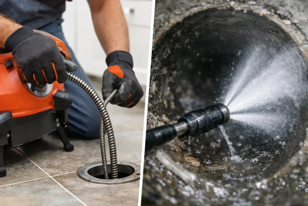 Drain Snaking Versus Hydro Jetting: Which Works?