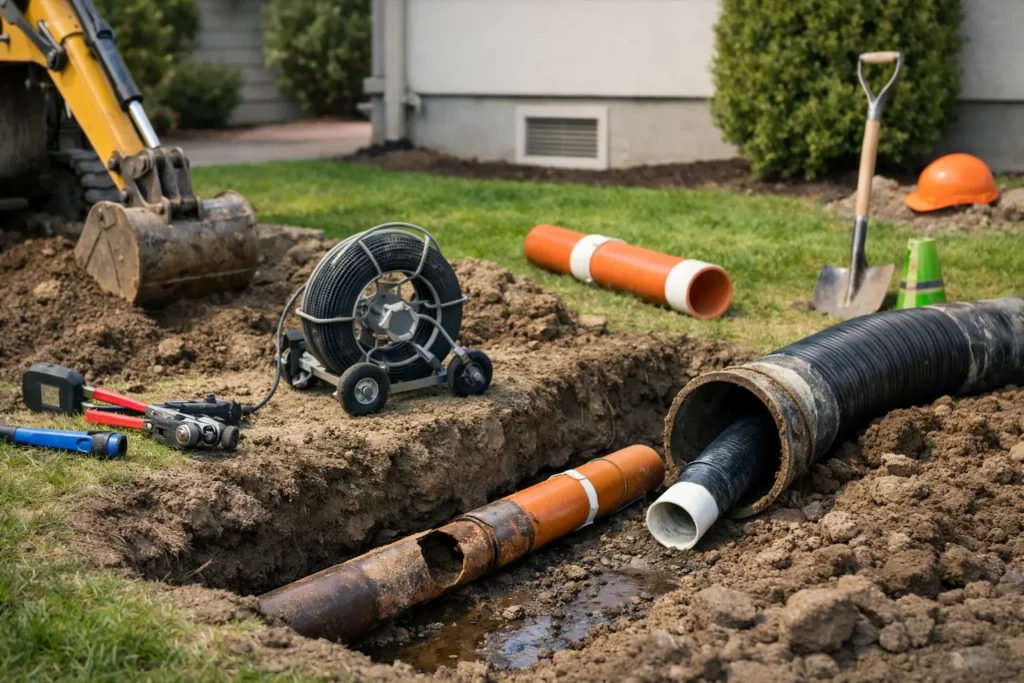 Sewer Line Repair Options for Your Property